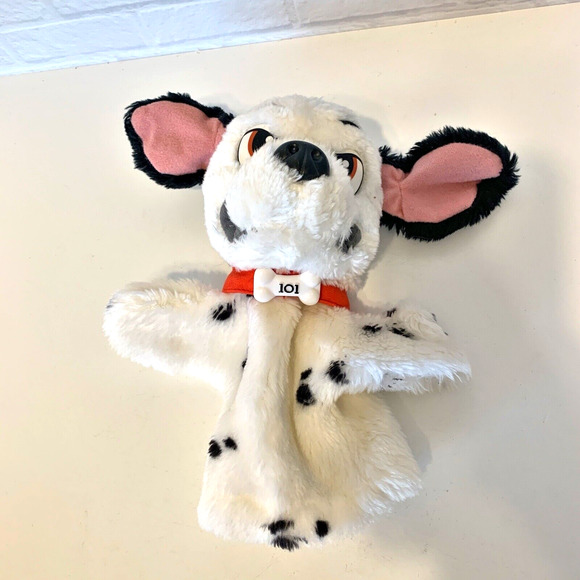 Vintage 101 Dalmatians Plush Hand Puppet Red Collar Mattel Disney 9” - Picture 3 of 7